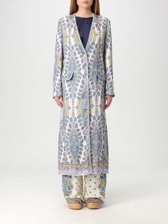 Etro Cappotto Etro in viscosa e seta con stampa Paisley