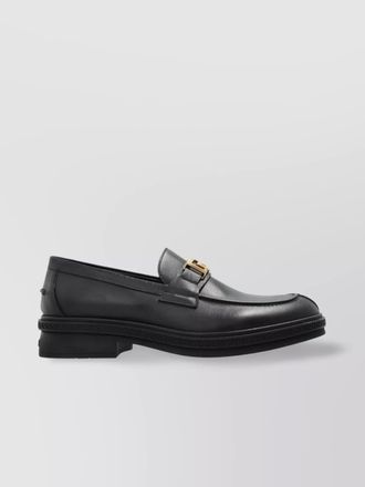 Versace leather loafers