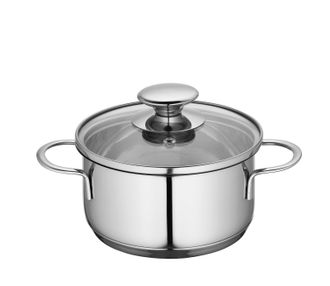 K&uuml;chenprofi Mini Stockpot w/ Glass Lid, 1 qt