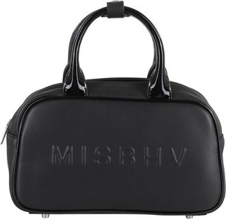Misbhv Zwarte London Mini Tas met Rits - Dames - Handtassen - Zwart - ONE Size - Tassen