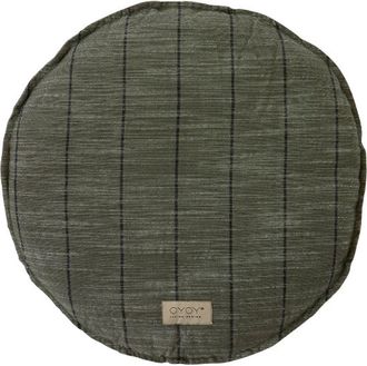 OYOY Outdoor Kyoto Cushion Round in Olive at Nordstrom