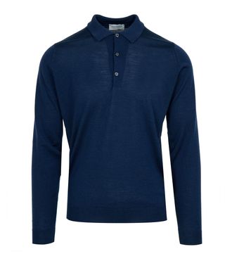 John Smedley T Shirts And Polos Clear Blue