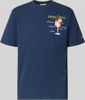 MC2 Saint Barth T-Shirt mit Stitchings Modell PORTOFINO in Marine, Gr&ouml;&szlig;e XXL