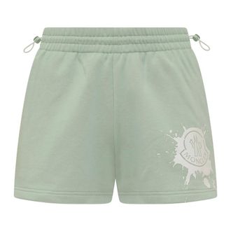 Moncler Dames, Korte broeken, Groen, Maat: XS Katoen