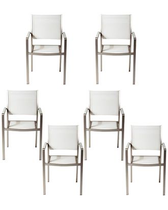 Pangea Home Set Of 6 David Dining Chars