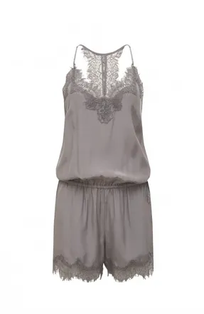 Gold Hawk Womens Coco Romper In Chateau Grey