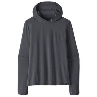 Patagonia Cap Cool Ultra Hoody Funktionsshirt f&uuml;r Damen | blau/grau