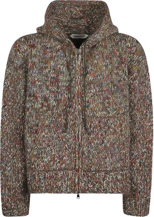 Namacheko Maurius hoodie met rits - Bruin
