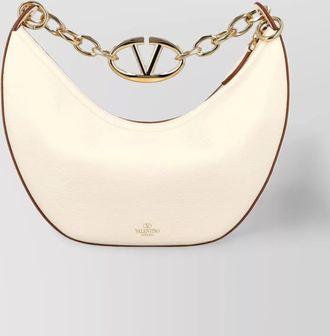 Valentino Garavani vlogo signature small leather hobo bag