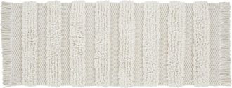 VCNY Home Savannah Fringe Runner Rug in White at Nordstrom Rack