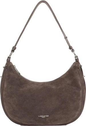 Lancaster Grand sac besace Su&egrave;de IT - Dames - Tassen - Bruin - Maat: ONE Size Su&egrave;de