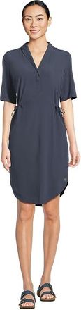 Royal Robbins Spotless Traveler Dress Short Sleeve Womens Clothing Navy : XS, Polyester/Jersey/Elastane