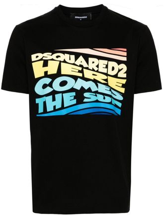 Dsquared2 T-shirt con stampa - Nero