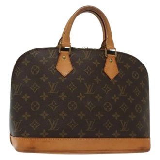 Louis Vuitton Pre-owned Handbags, female, Brown, Size: ONE SIZE Pre-owned Vintage Canvas Handbag