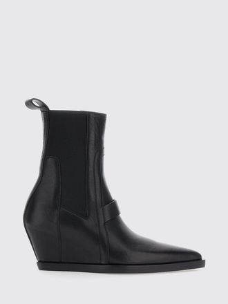 Rick Owens Flat Ankle Boot Woman color Black