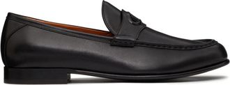 Valentino Garavani VLogo The Bold Edition loafers - men - Goat Skin/Calf Leather/Calf Leather - 43.5 - Black