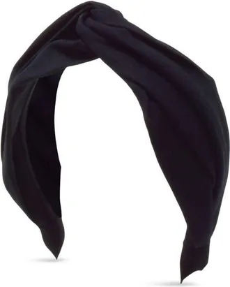 Gigi Burris Millinery Ellery Twist Canvas Headband in Black at Nordstrom