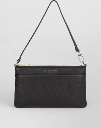 Michael Kors textured leather shoulder bag with adjustable strap