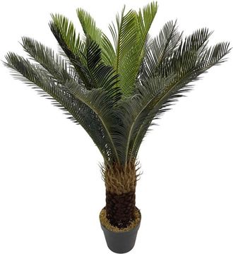 Mobili Rebecca Mobili Rebecca - Pianta artificiale Cycas Rebecca Mobili Siyar 90x35x35 Polietilene Polietilene Verde Marrone