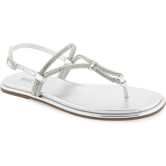 Kenneth Cole Reaction Wali Crystal Sandal in Silver at Nordstrom Rack, Size 9.5