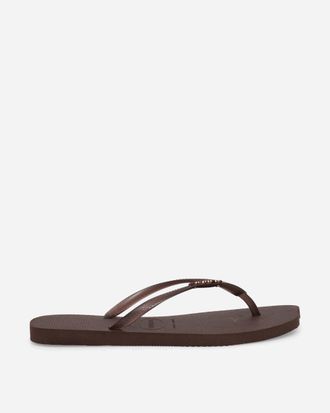 Havaianas Women s Slim Split Flip Flops Dark Brown