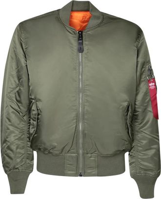 Alpha Industries Ma-1 Bomberjack - Heren - Bomber jackets - Groen - L - Nylon - Jassen
