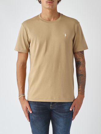 Polo Ralph Lauren T-shirt slim fit in cotone con logo ricamato e girocollo