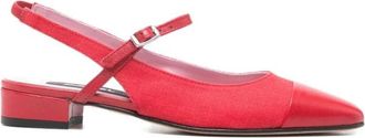 Carel Platte Schoenen - Dames - Pumps - Rood - 37 EU - Schoenen