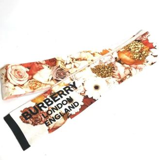 Burberry Pre-owned Scarves, female, Multicolor, Size: ONE SIZE Pre-owned Fabric scarves