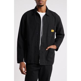 Service Works Cotton Canvas Chore Coat in Black at Nordstrom Rack, Size Small