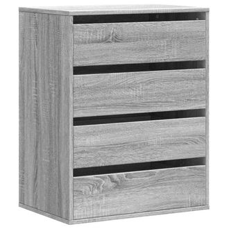 Berkfield Home Corner Chest of Drawers Grey Sonoma 60x41x76 cm Engineered Wood | Size: 60 x 41 x 76 cm