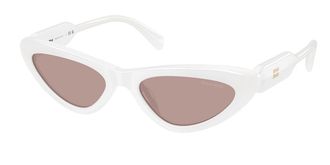 Miu Miu MUB11SU 20M20I Womens Sunglasses White Size 55