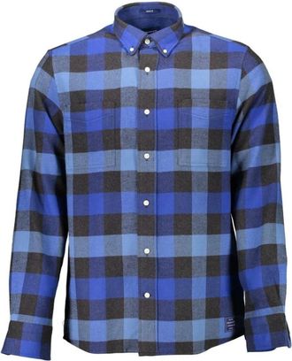 GANT Heren, Overhemden, Blauw, Maat: XL Katoen