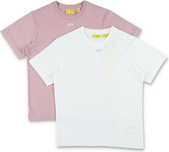 Off-white Camisetas Y Polos Blanco Roto Rojo