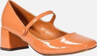 XY London Womens XY London Womens/Ladies Leneka Slip-on Low Block Heel Court Shoes - Pink - Size: 6