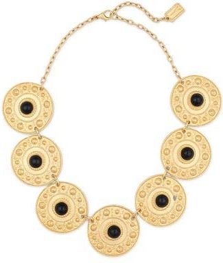 Karine Sultan Baroque Coin Statement Necklace in Gold at Nordstrom Rack