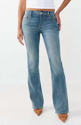 True Religion Becca Studs Bootcut Jeans in Medium Horizon Wash at Nordstrom Rack, Size 24