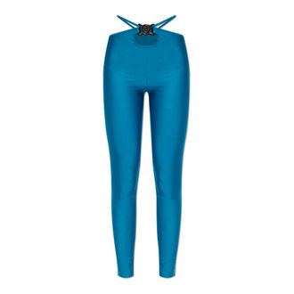 Versace Jeans Couture Dames, Broeken, Blauw, Maat: XS