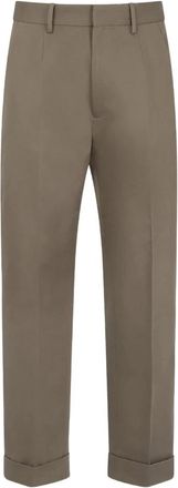 Dsquared2 Cropped Broeken - Heren - Vrijetijds broeken - Bruin - L - Broeken