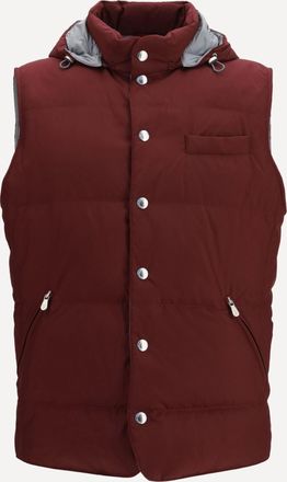 Brunello Cucinelli Gilet con Cappuccio senza maniche Man XXL