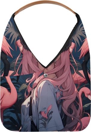 Generic Aesthetic Starry Sky Girl Reusable Lightweight Grocery Bags - Foldable Into Compact Pouch, Washable & Sturdy, Multipurpose for Shopping and Travel