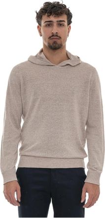 Gran Sasso Rondhals pullover - Heren - Hoodies - Beige - 3XL - Katoen - Hoodies & sweatvesten