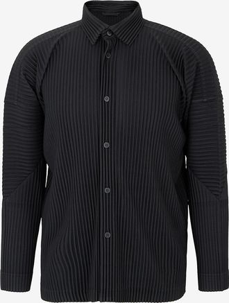 Homme Plissé Issey Miyake Weites plissiertes Hemd Monthly Colors