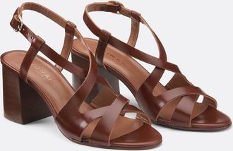 Jonak Leren sandalen Delona