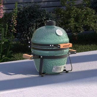 Charles Bentley ottimo Searsmith 13 Kamado BBQ in Green