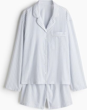 H&M Baumwollpyjama - Turquoise