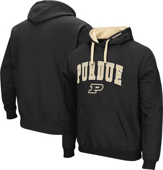 Colosseum Mens Colosseum Black Purdue Boilermakers Big & Tall Arch & Logo 2.0 Pullover Hoodie at Nordstrom, Size 3Xb