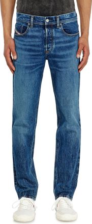 Diesel Regular Jeans Regular Waist 2023 D-Finitive, Dark blue, Button fly