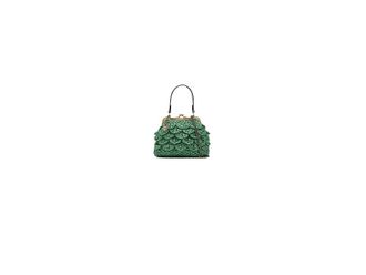 Patricia Nash Mini Laureana Chain Crossbody with Charm Cross Body Womens Handbags Basil, Chain/Leather