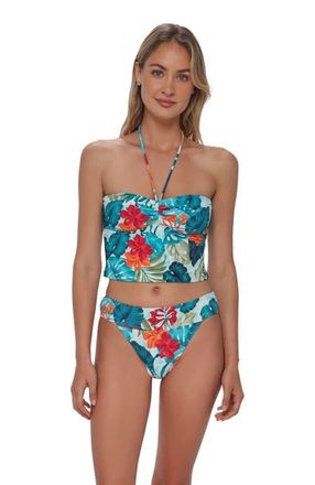 Swim Systems Byron High Waist Bikini Swim Bottoms in Tiki Tango Rib at Nordstrom, Size X-Large